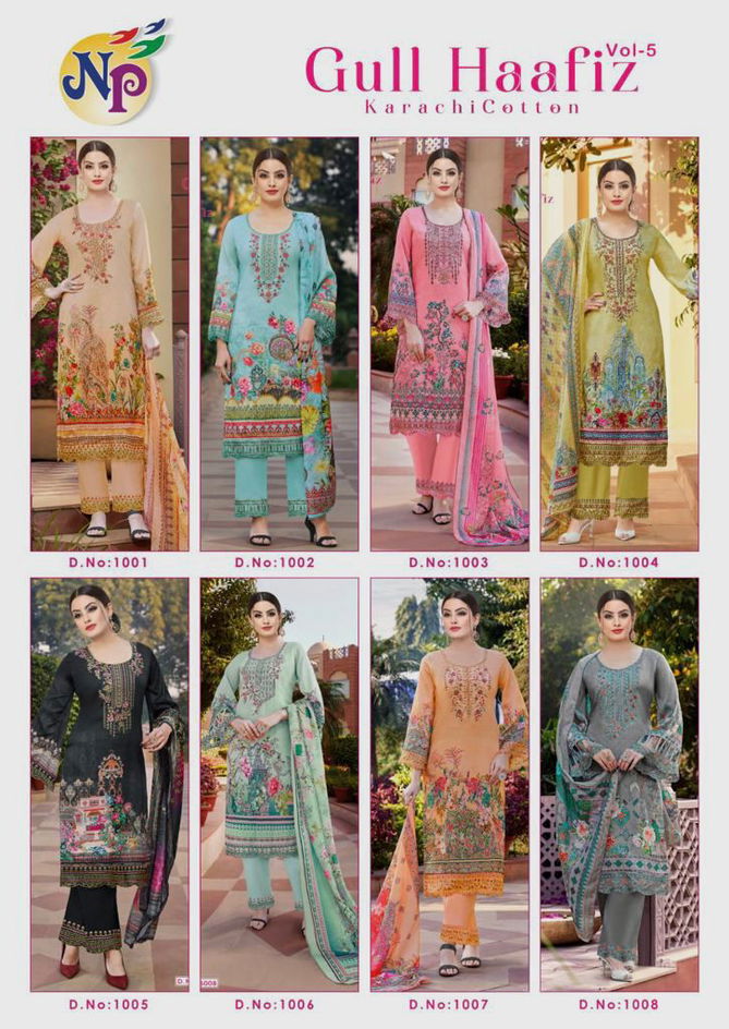 Nand Gopal Gull Haafiz Vol 5 Wholesale Karachi Cotton Dress Material